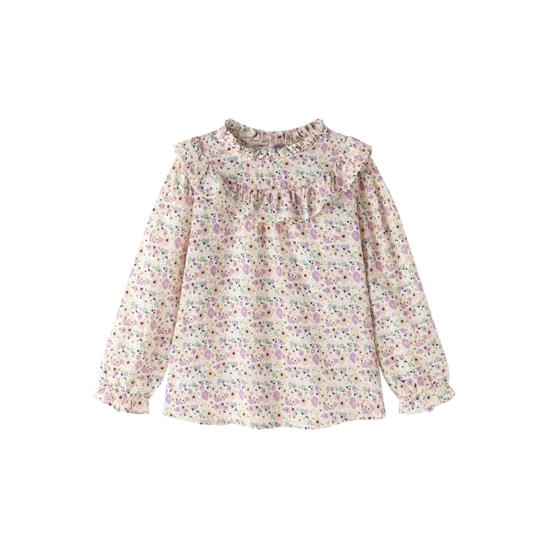 Camisa manga larga flores
