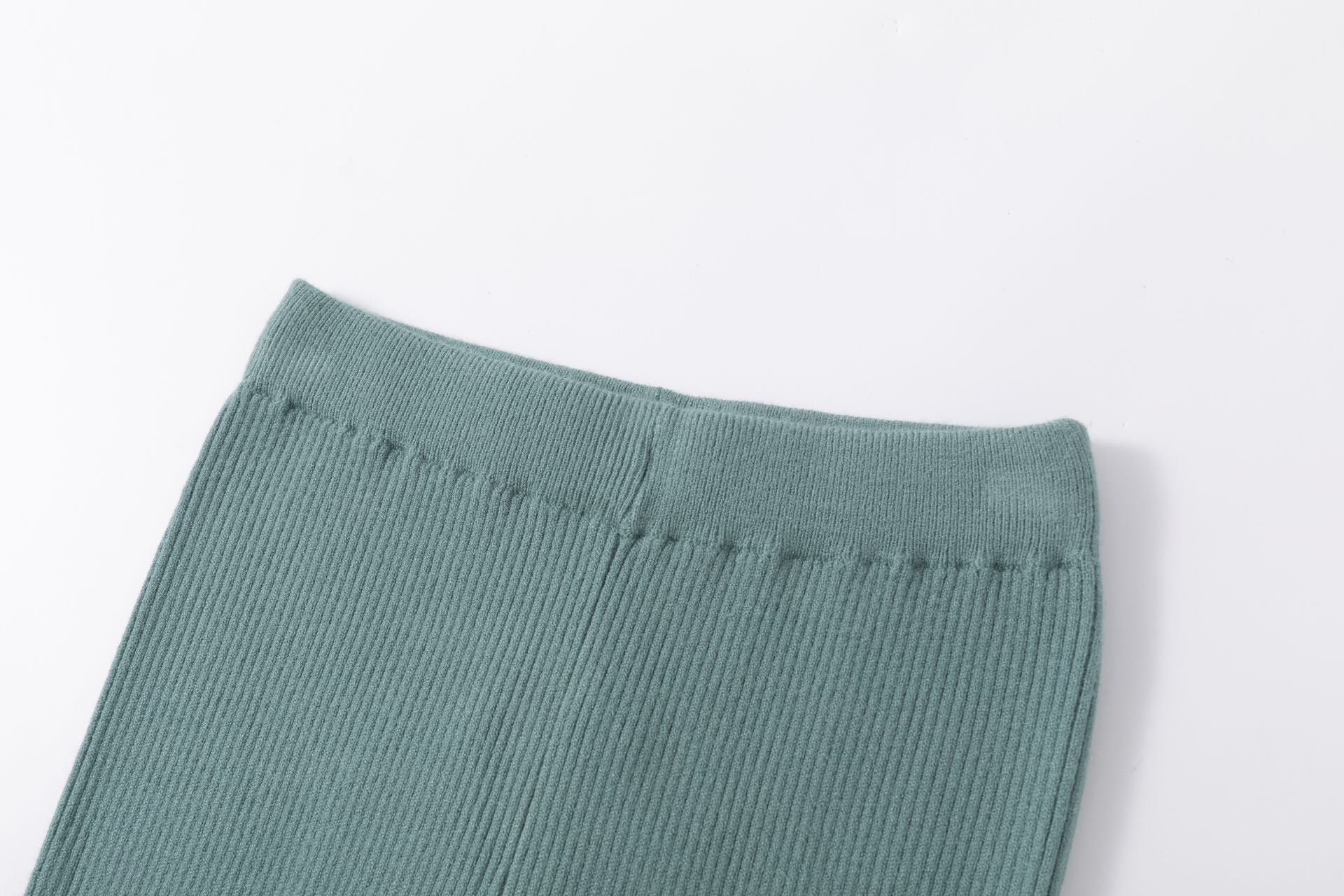 Legging punto rib de niña cintura elástica
