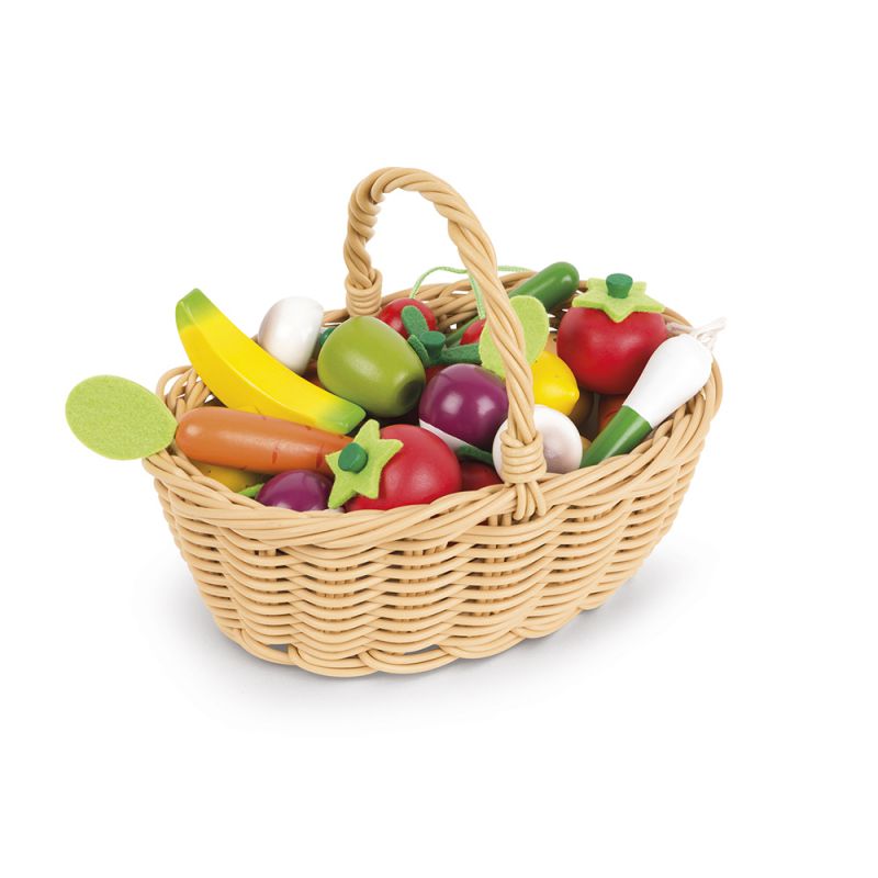 CESTA DE 24 FRUTAS Y VERDURAS – Janod