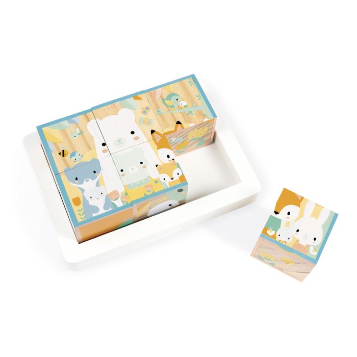 PURE - BANDEJA DE 6 CUBOS – Janod