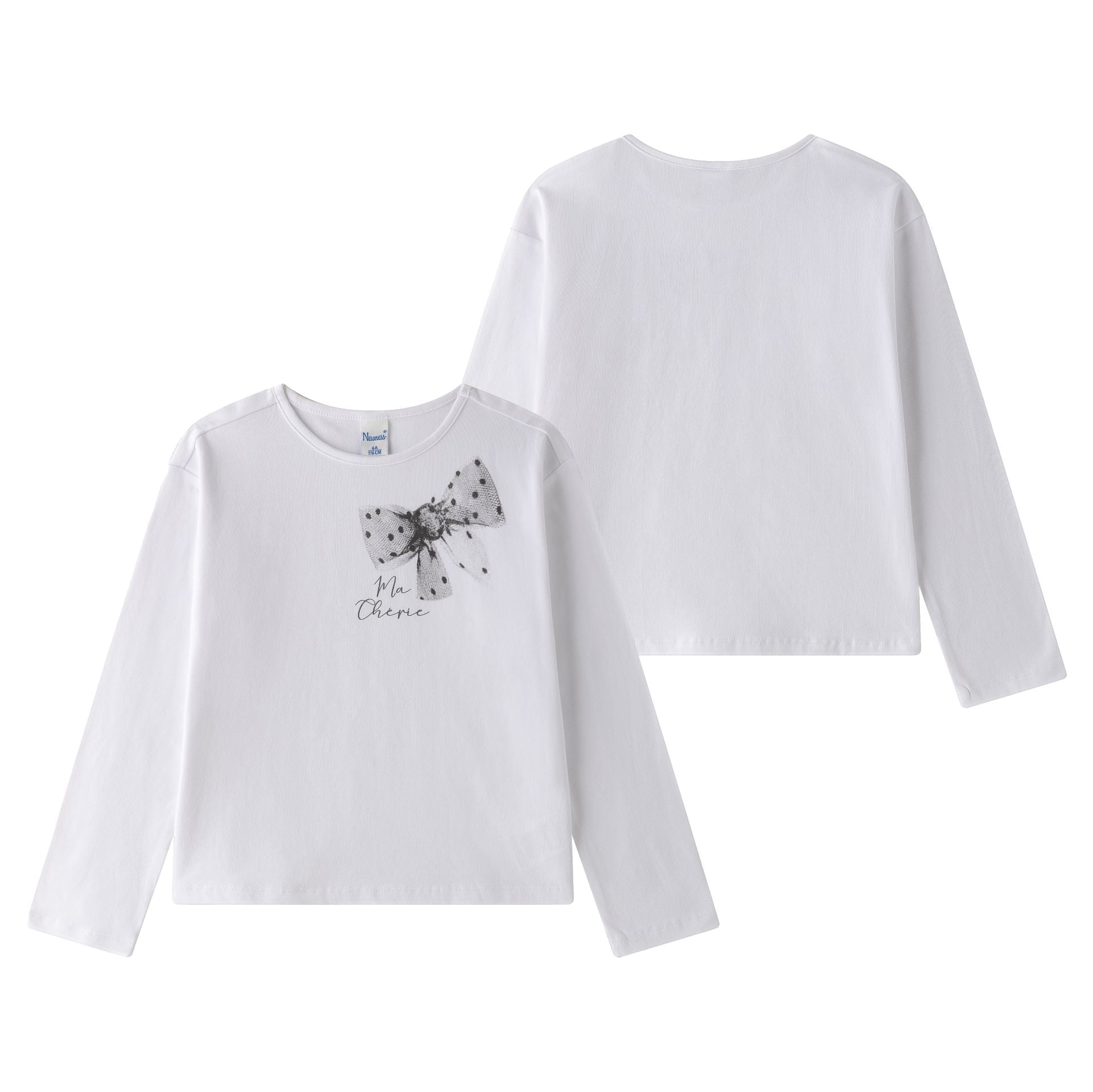 Camiseta lazo niña
