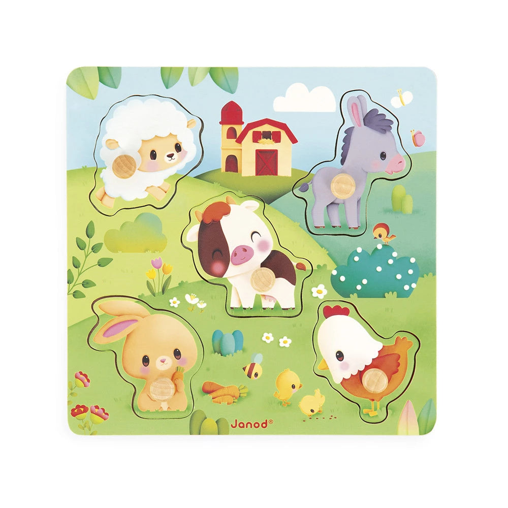 GRANJA - PUZLE TÁCTIL DE LA GRANJA – Janod