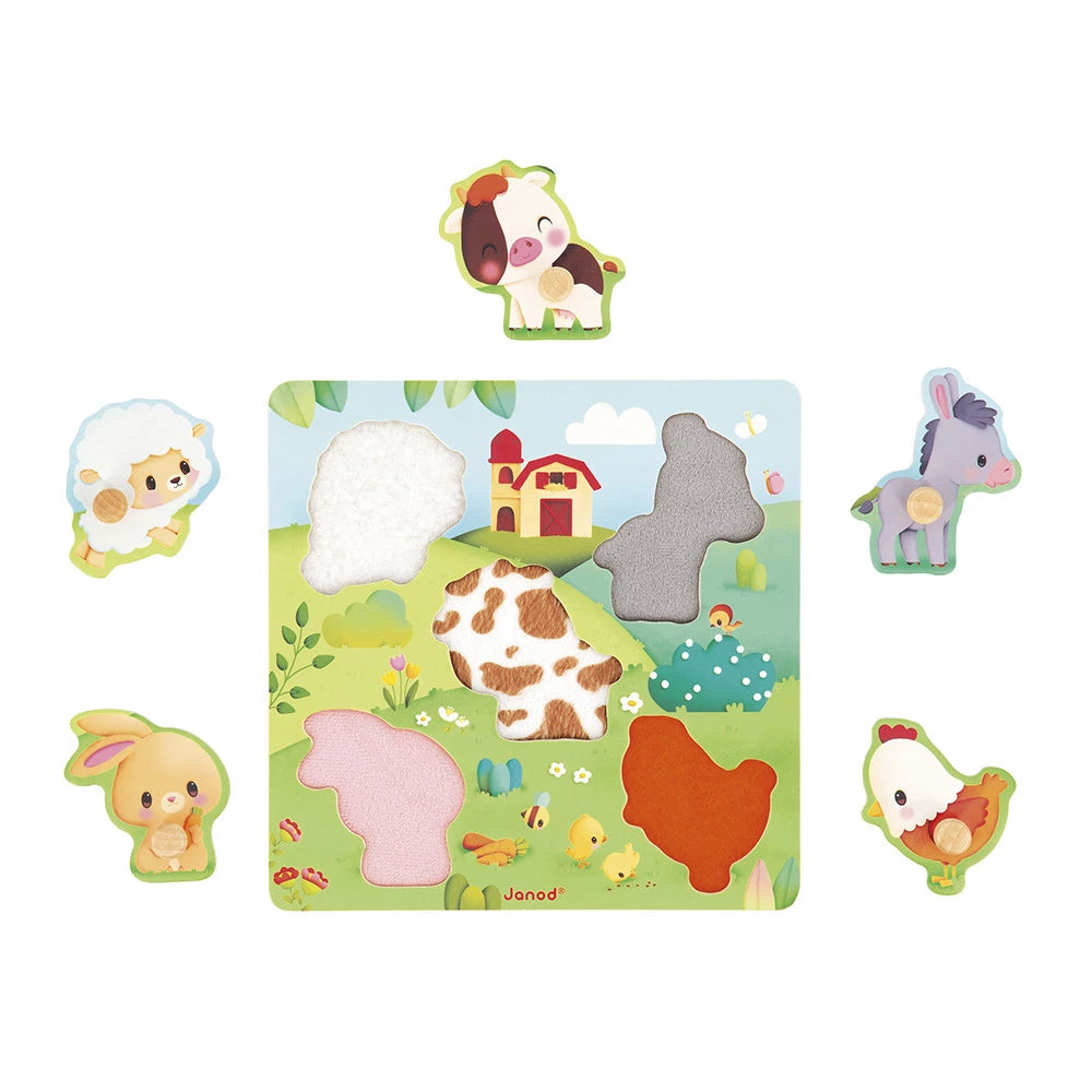GRANJA - PUZLE TÁCTIL DE LA GRANJA – Janod